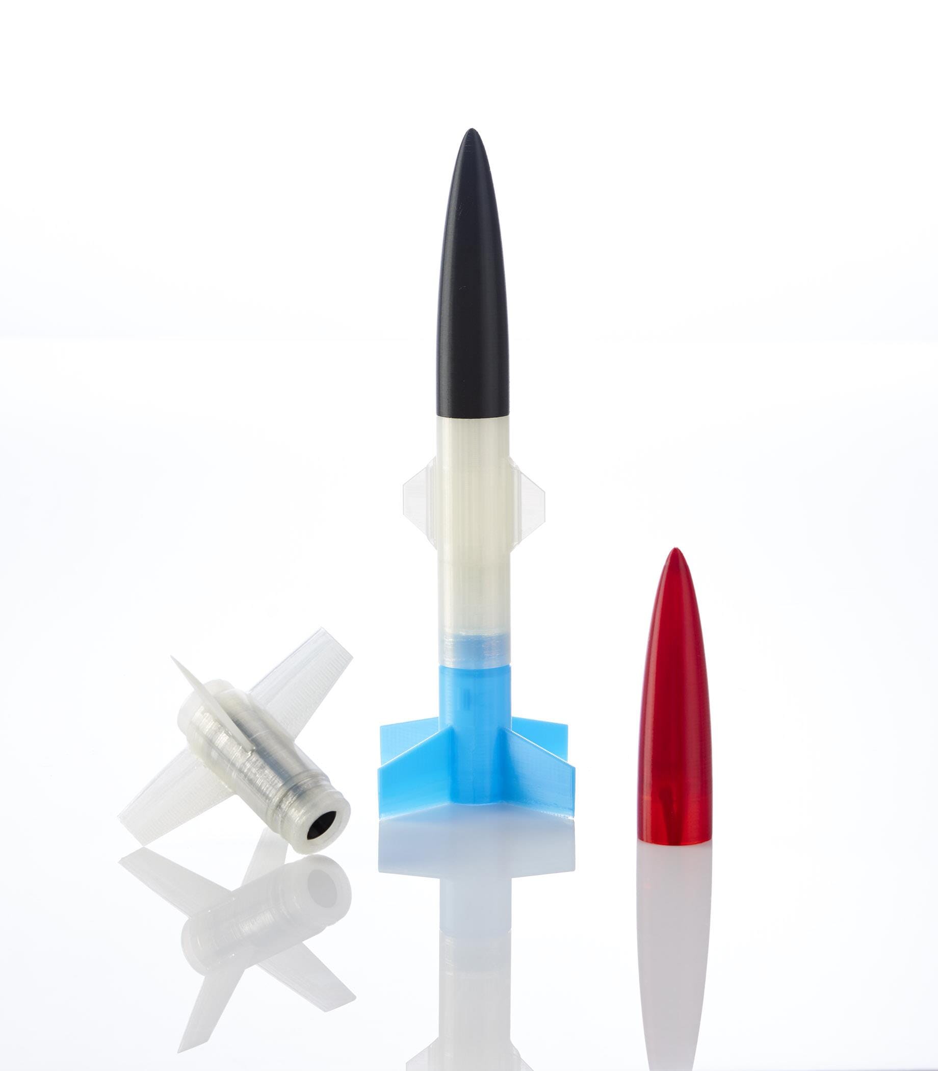 Rocket printed with PLA