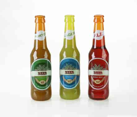 vivid coloured beer bottles- stratasys J750