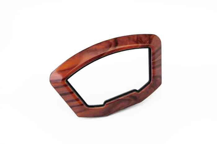 Vivid colour wood panel console