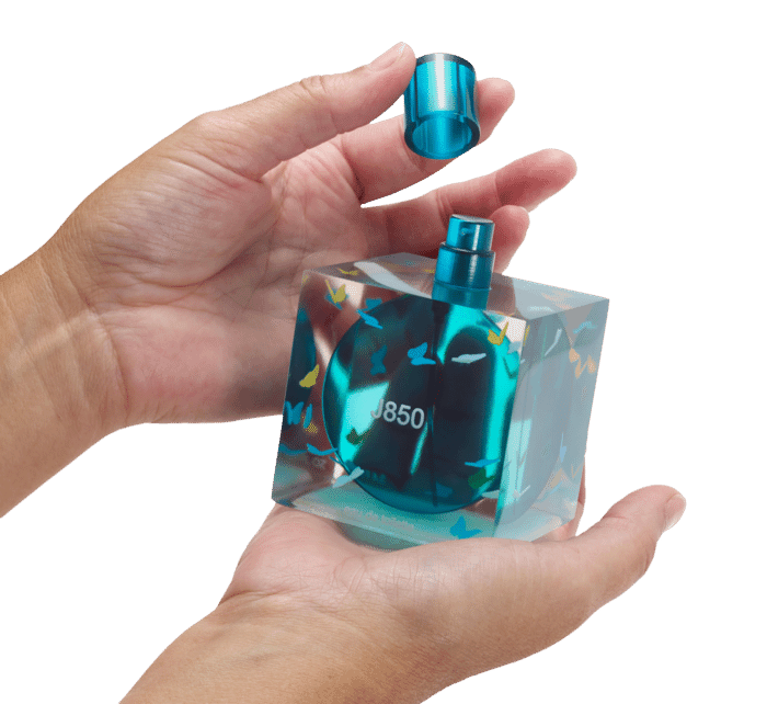 J850 3D printed perfume bottle
