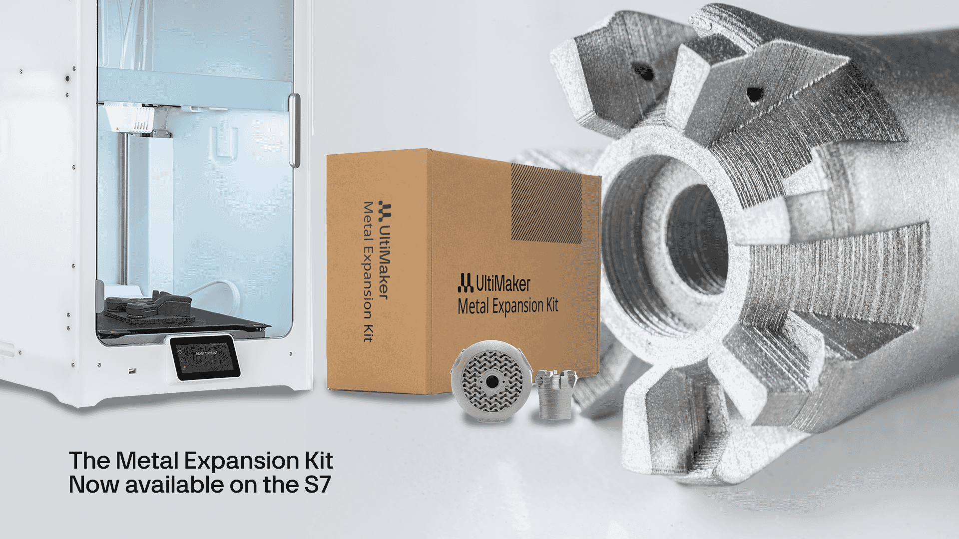 Print metal parts on the UltiMaker S7